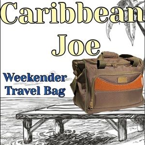 Caribbean Joe Luggage 16 Inch Weekender Gadget Tote Bag With Strap